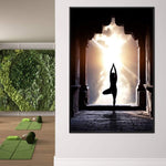 Yoga in the Temple Canvas Set