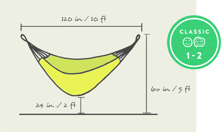 Hammock Stand Size Chart