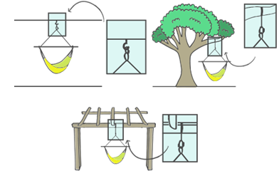 How To Hang A Hammock Hanging Indoors Outside With Yellow Leaf