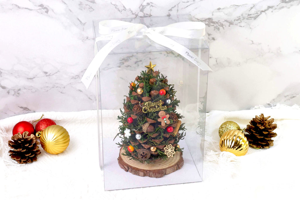 Gift Packing - Pinecone Christmas Tree
