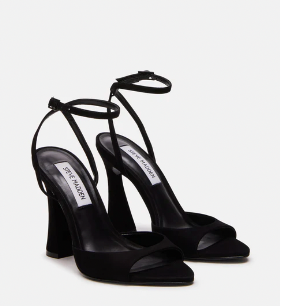 Beki Heel, Black Leather