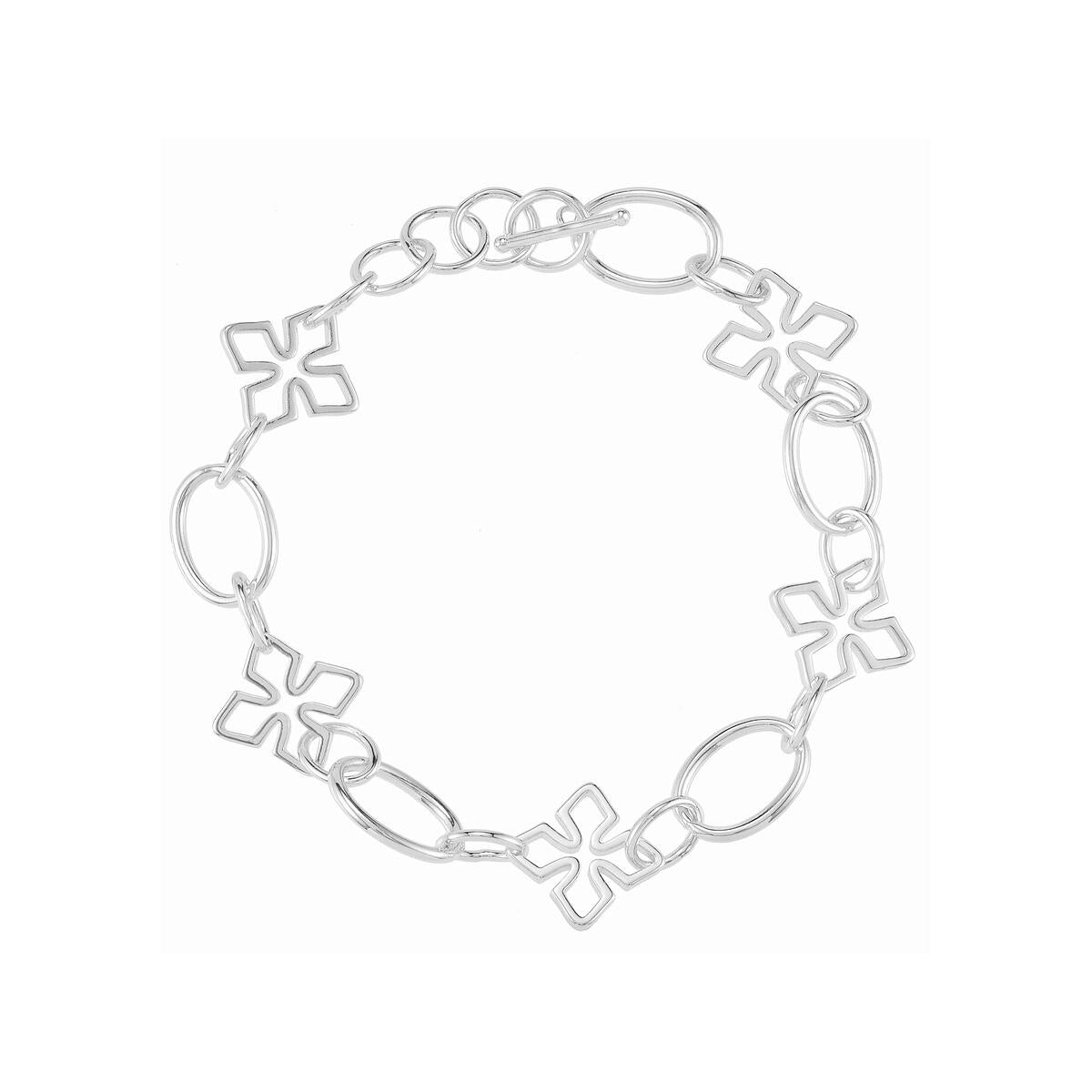 Grace Link Bracelet, Silver