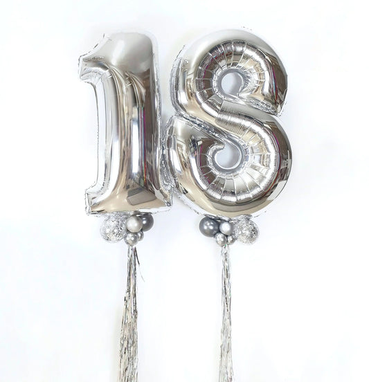 Globos 18 Años 33cm 4pcs - Partywinkel