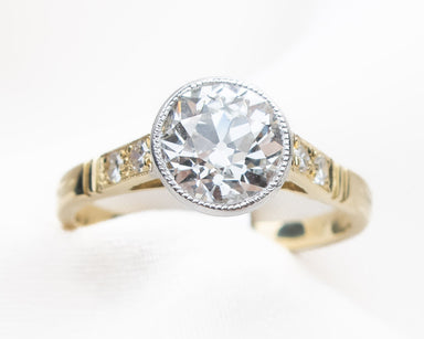 Antique Star Marquise Cut Diamond Ring c1950 – Pippin Vintage Jewelry