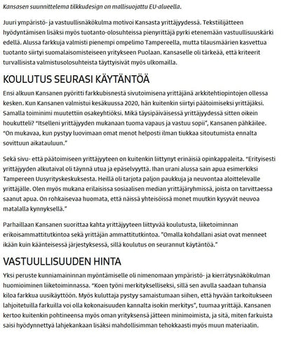 moona-kansanen-pieceofjeans-suomen-uhkarohkein-yrittäjä-yrittäjäkassa-ympäristövaikuttaja-kunniamaininta-ekologiset-vastuulliset-tilkkufarkut.