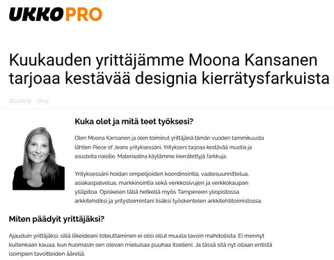 pieceofjeans-moona-kansanen-kuukauden-yrittäjä-tampere-pirkanmaa-ukko-ukkopro-verkkokauppa-naisyrittäjä-nainen.