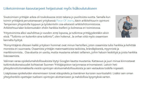 Moona_Kansanen_SuomenYrittäjäopisto_opiskelija_arkkitehti_yrittäjä.