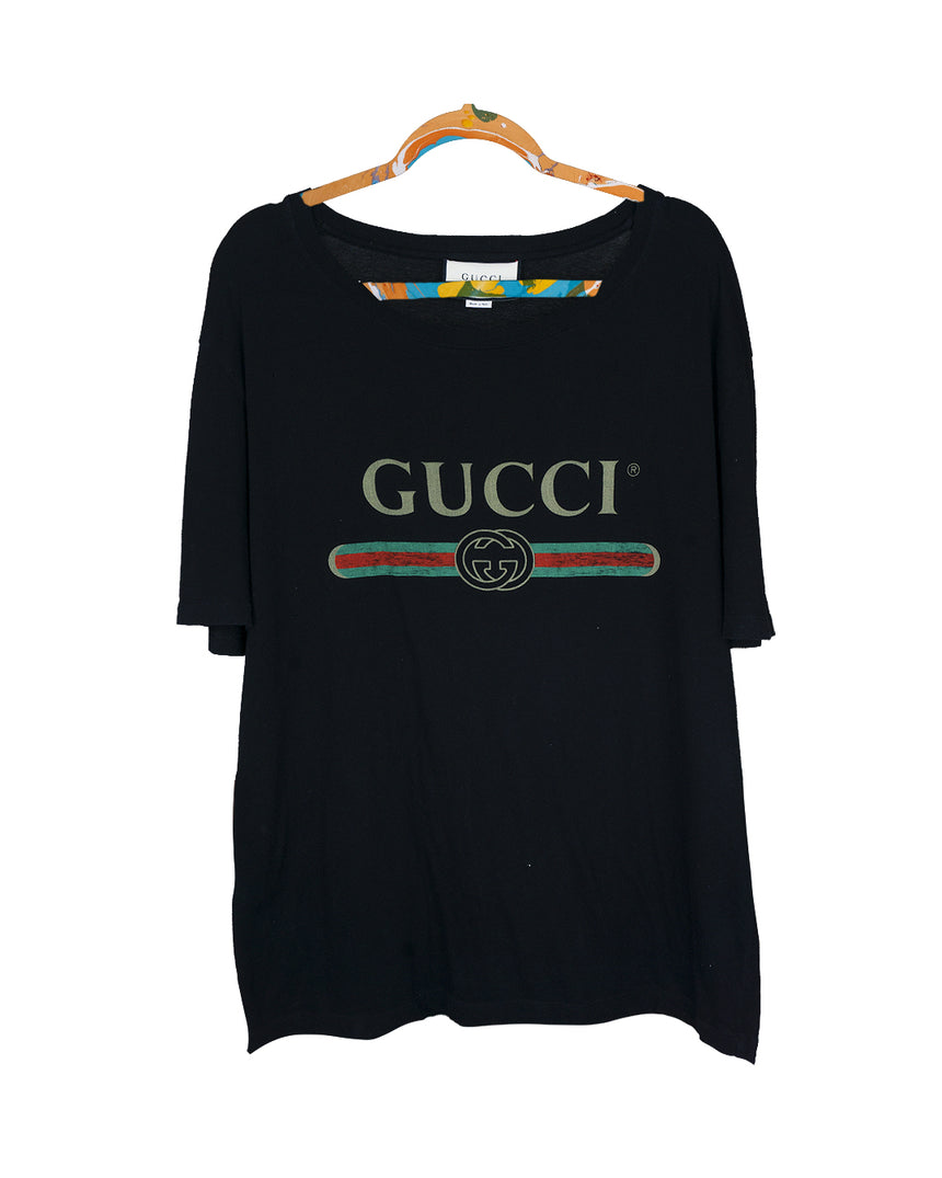 Clothing: Gucci 'Fake' Logo T-Shirt 