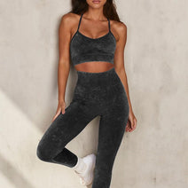 Seamless Yoga Set Women Fitness Sportswear Nav Image 13