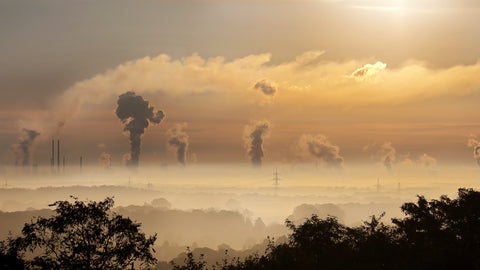 An image showing the emissions from heavy industry