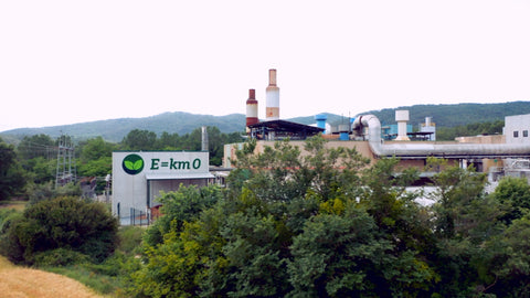 trees around Naked Sprout's B Corp factory in Spain