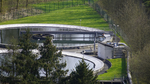 A wastewater treatment works