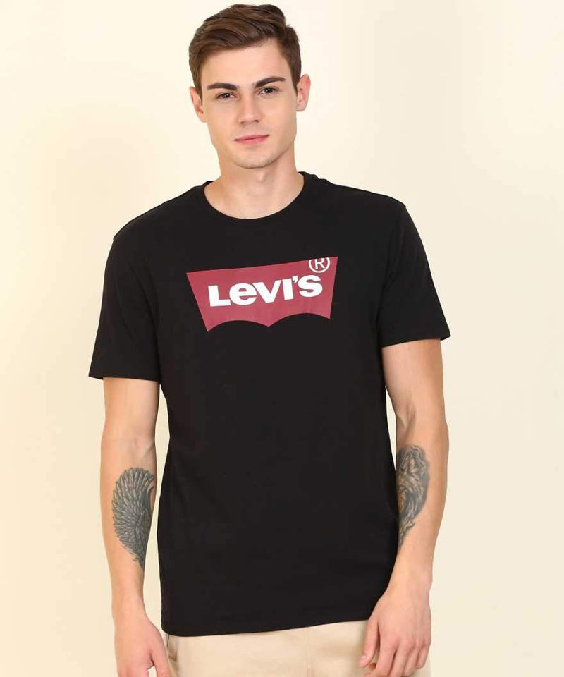 LEVI'S Regular Fit Classic Logo Print Crew-Neck T-shirt (COMBO) – Diego  Emporium