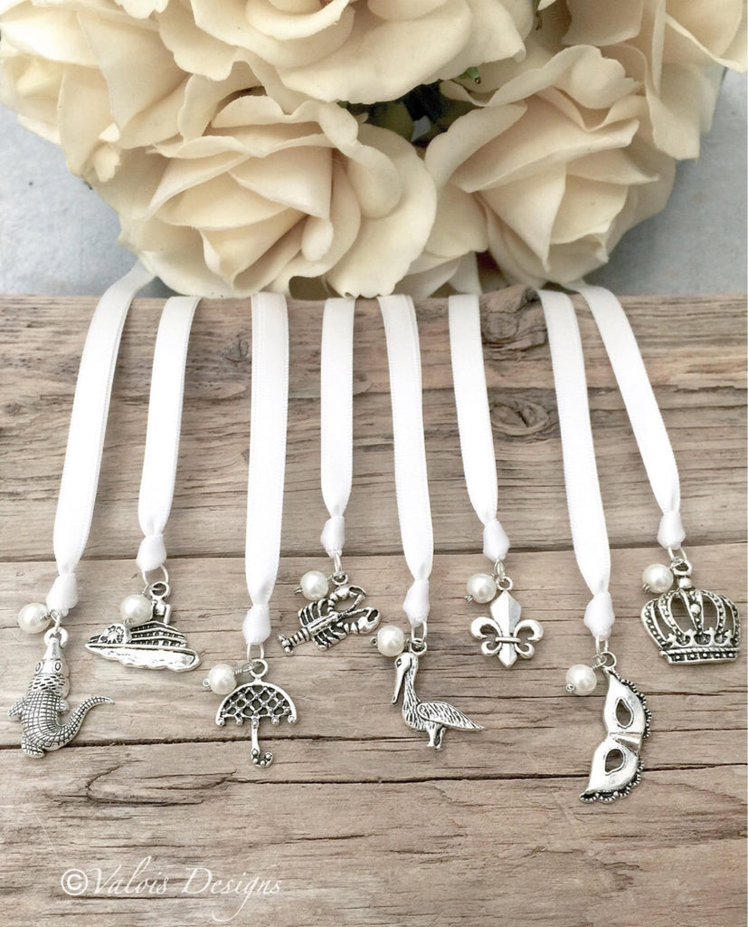 Jewelry by Rhonda - Sterling Silver New Orleans Louisiana Wedding Cake  Charms for your Wedding Charm Cake Bridesmaid Cake Pull