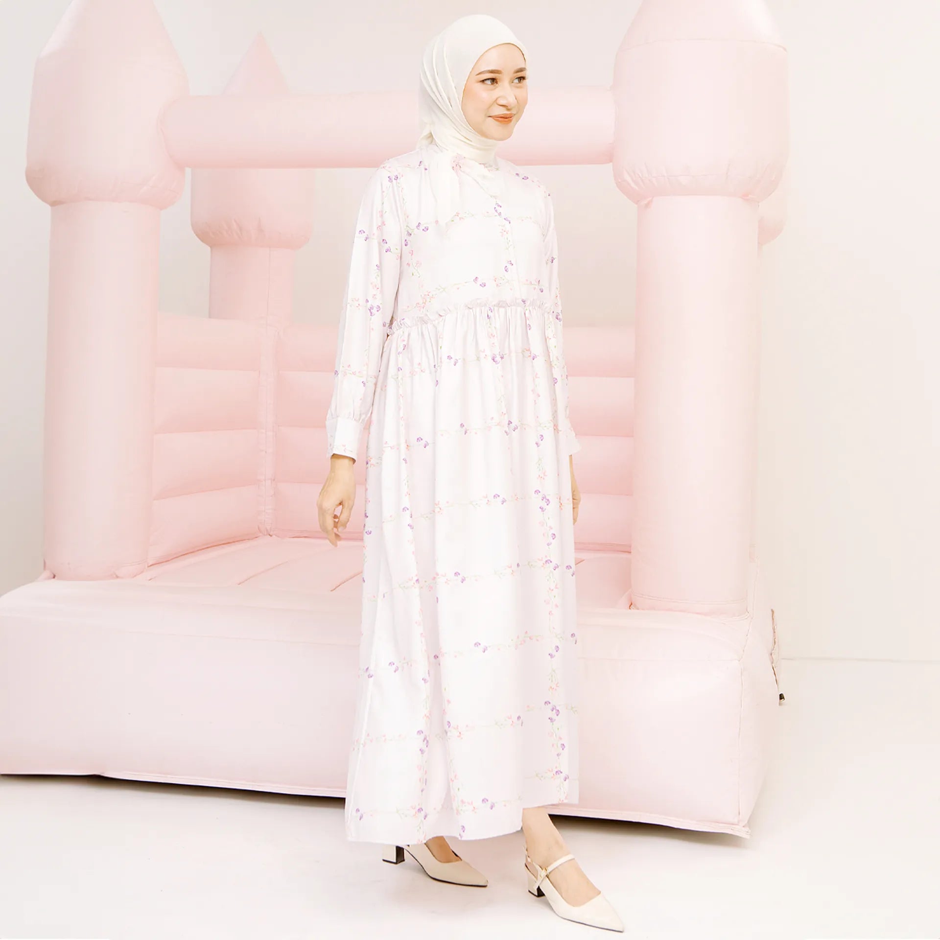 Faye Soft Pink Dress