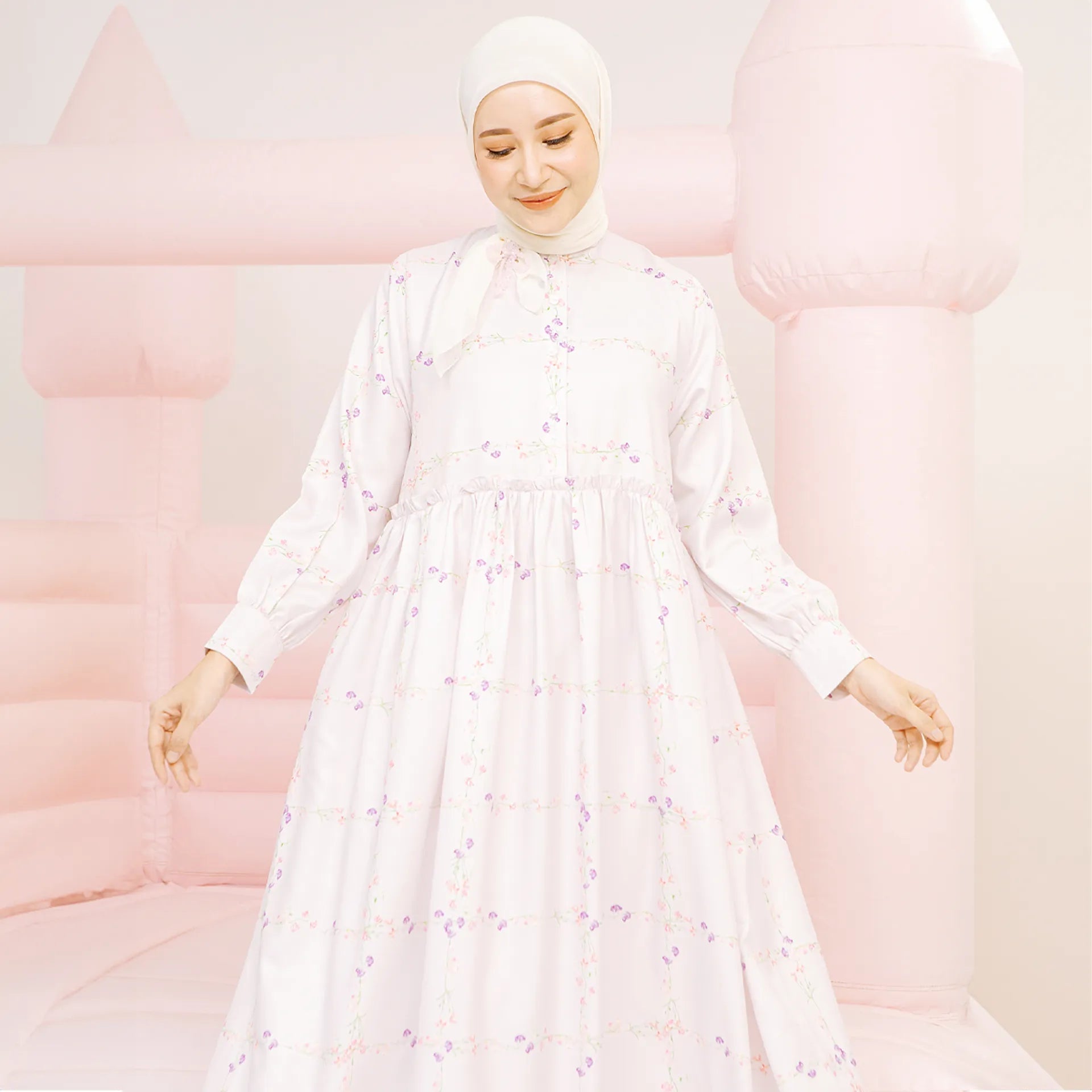 Faye Soft Pink Dress