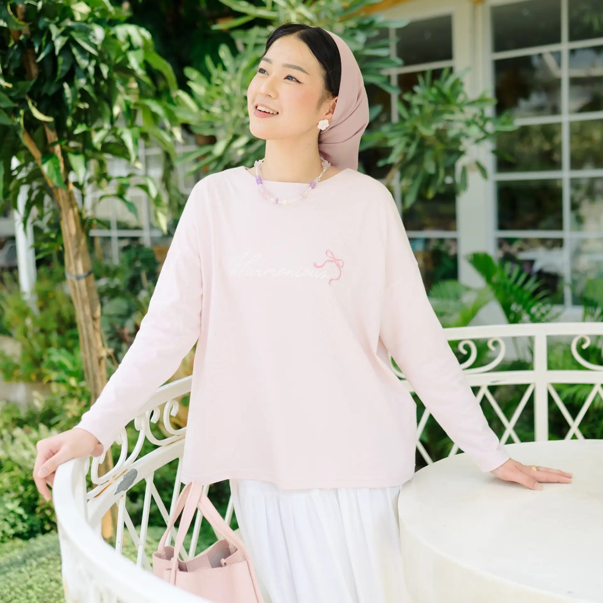Raquel Peach Pink Top