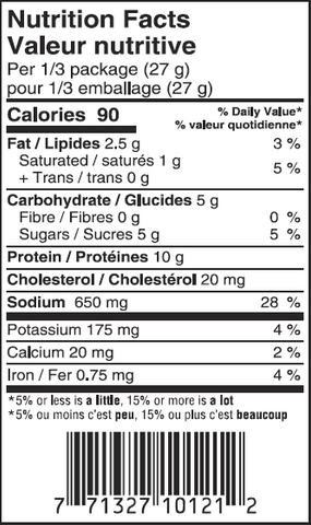 Nutrition Facts