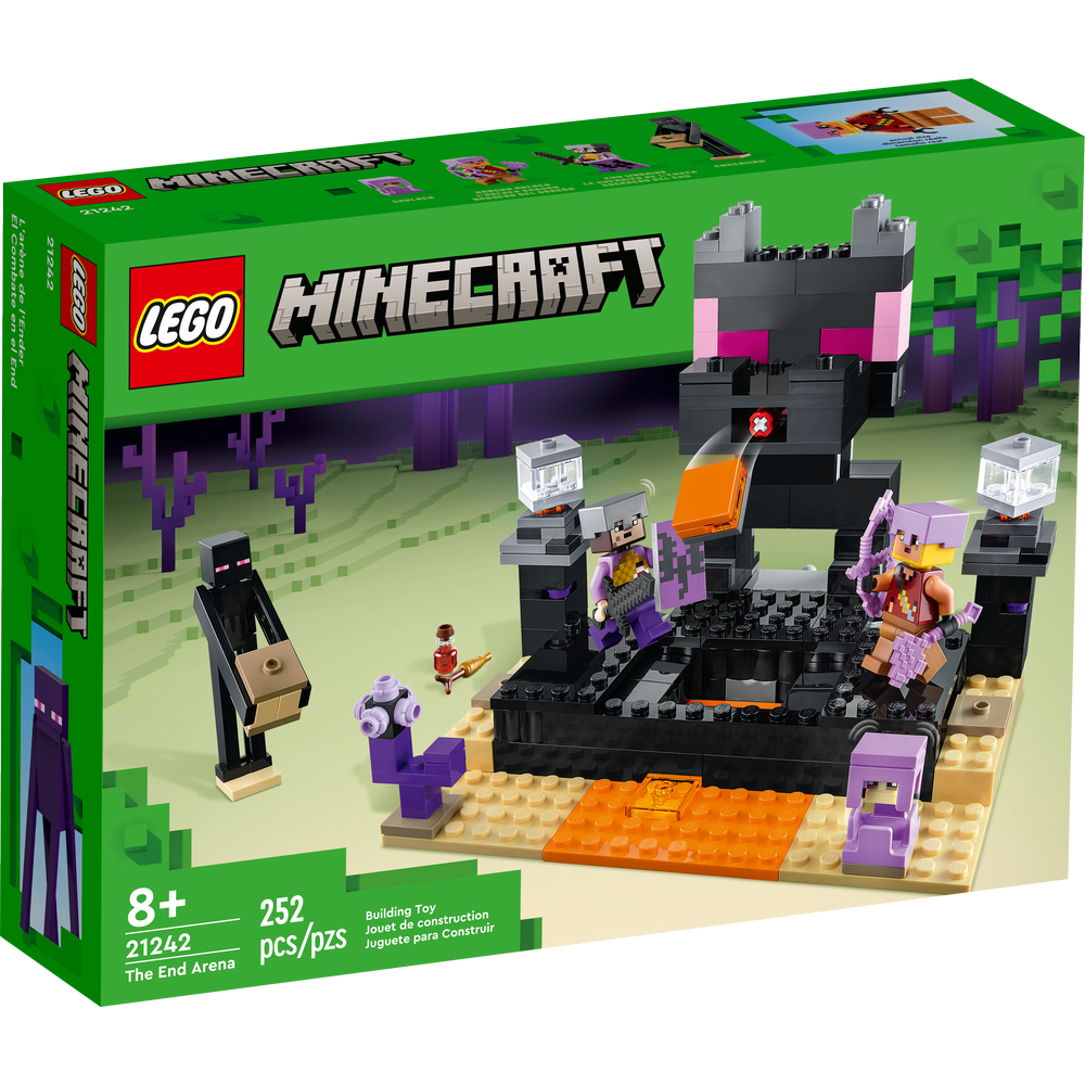 LEGO Minecraft 21241 La Cabane Abeille, Jouet, Ferme avec Maison, Zombie et  Figurines Animaux - ADMI