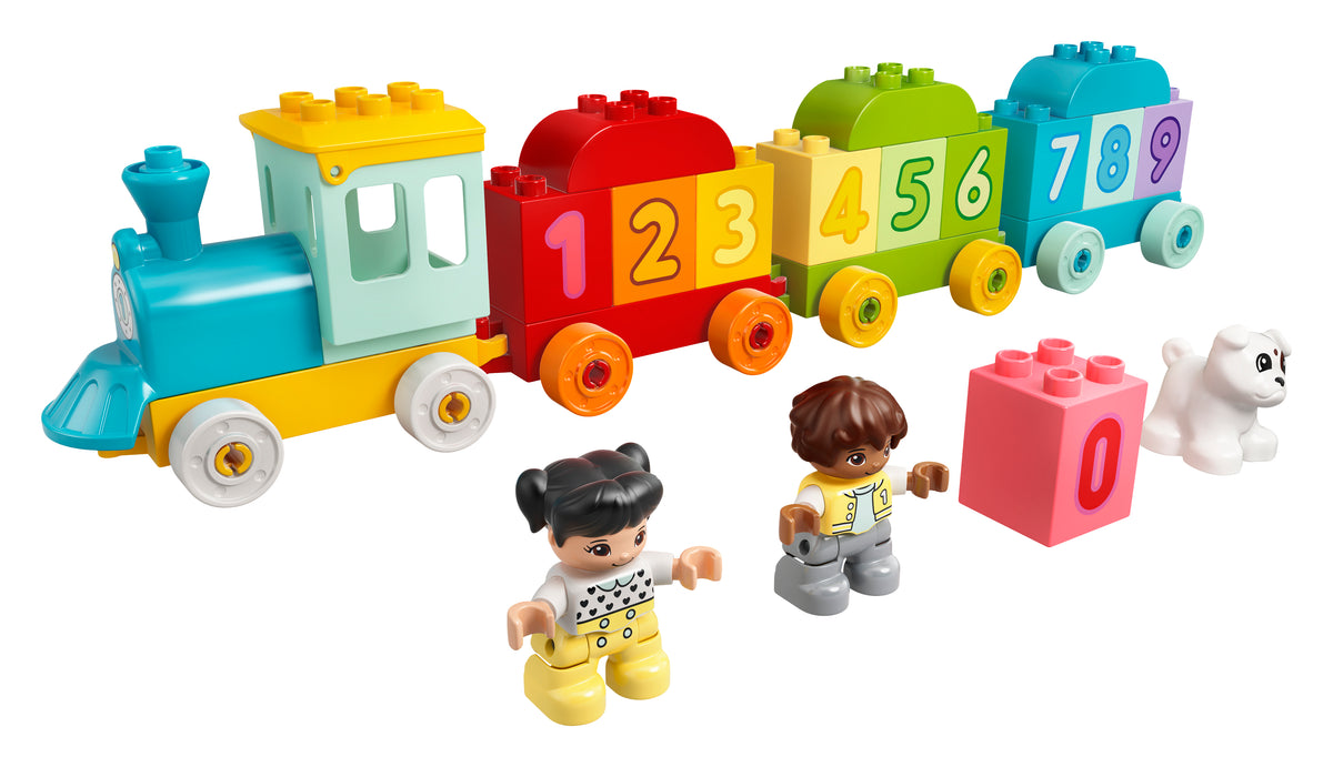 LEGO DUPLO Disney Mickey & Minnie Tren de cumpleaños 10941 - Juego de 22  unidades, conjunto de juego de aprendizaje y construcción