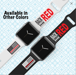 Back the Red - Engraved Apple Watch Band