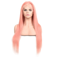 Load image into Gallery viewer, Customized Colored Straight 13*4 Lace Front Wig 4*4 Lace Closure Wig| Bridger Hair
