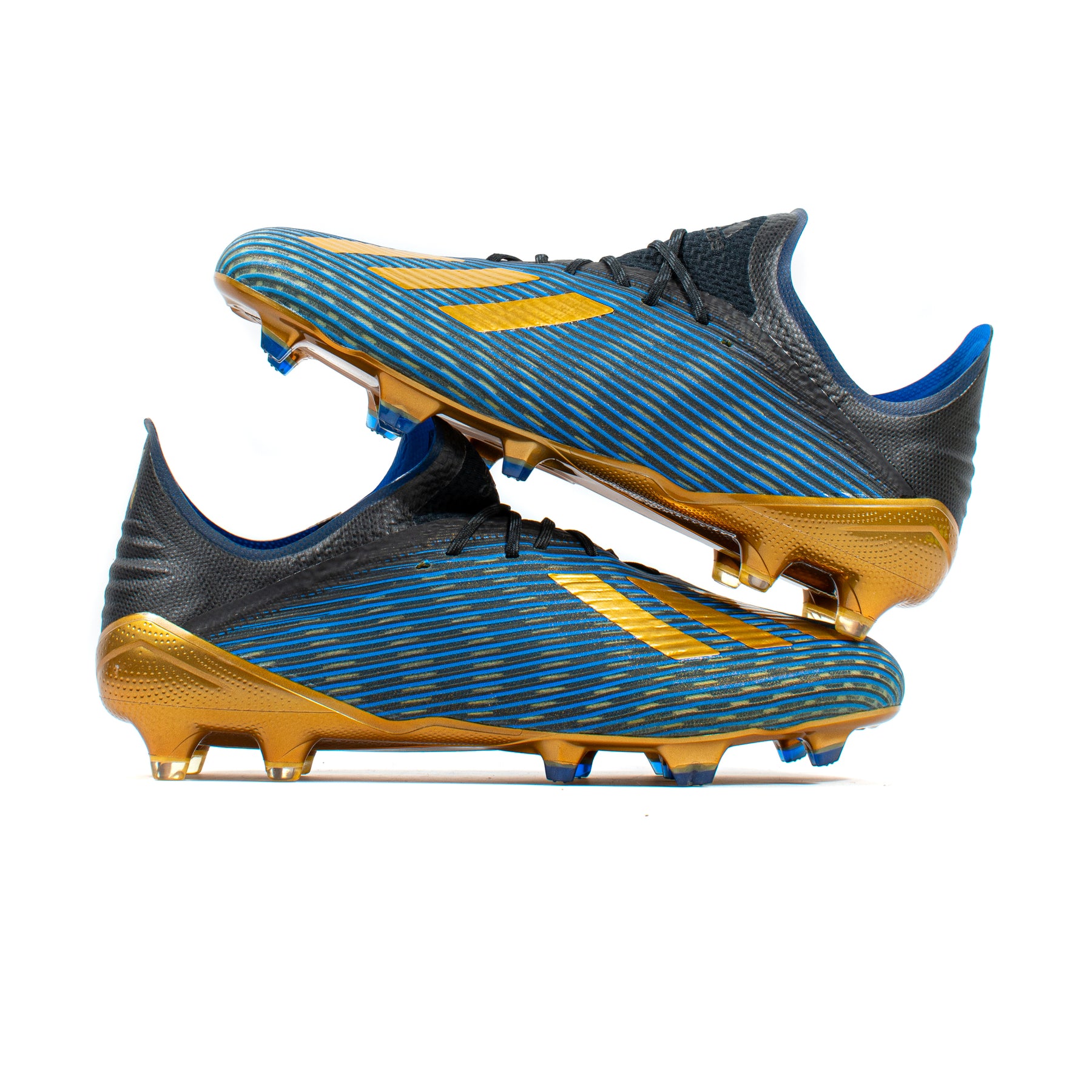 Perforar Ajustarse recoger Adidas X19.1 Blue Gold FG – Classic Soccer Cleats