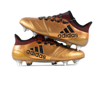 Adidas X 17.1 Leather Yellow FG – Classic Soccer Cleats