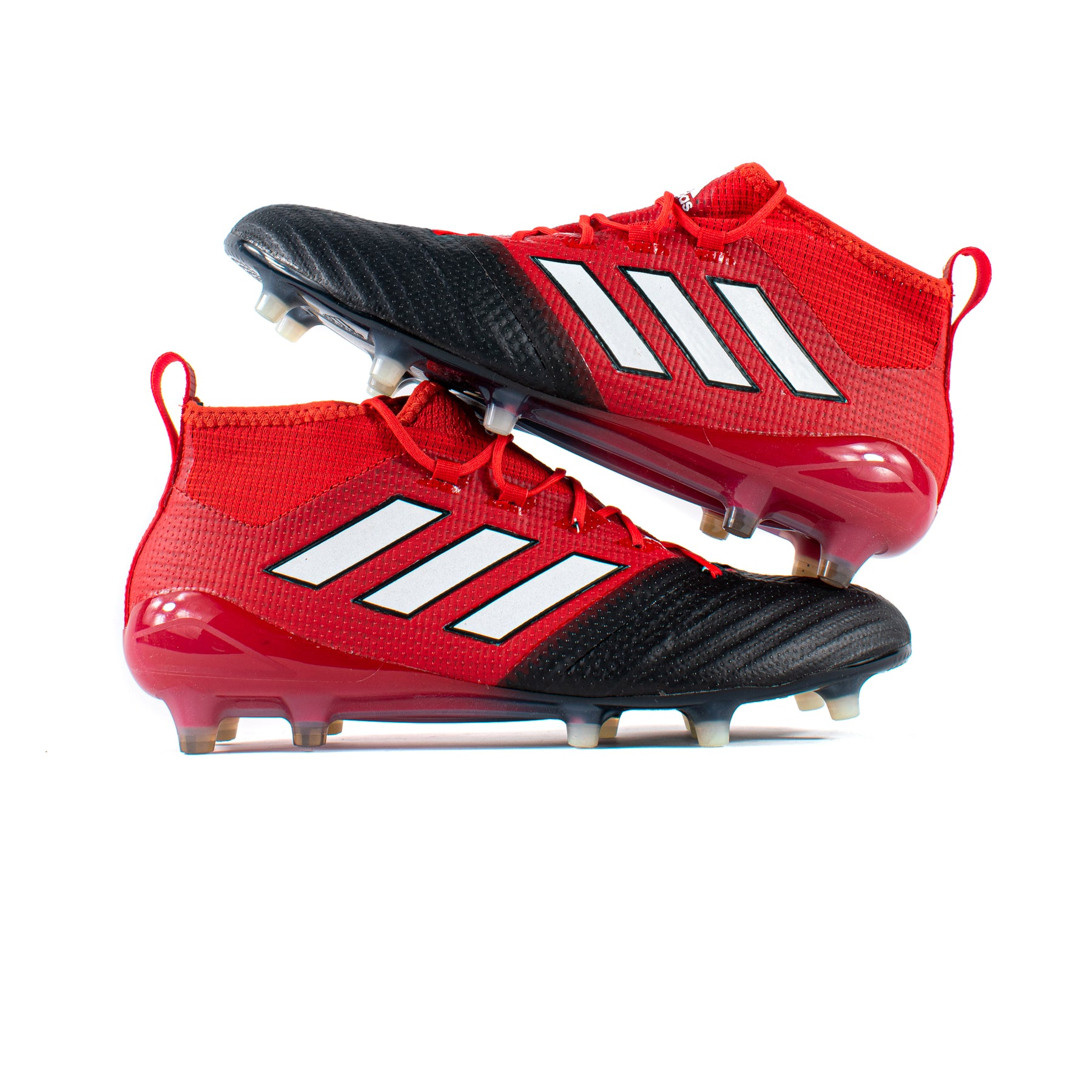 Ace 17.1 Black Red FG – Classic Cleats