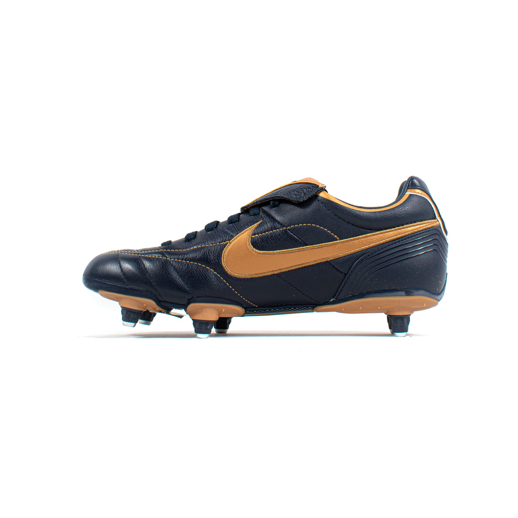 Nike Tiempo Air Legend Navy Gold SG – Soccer Cleats