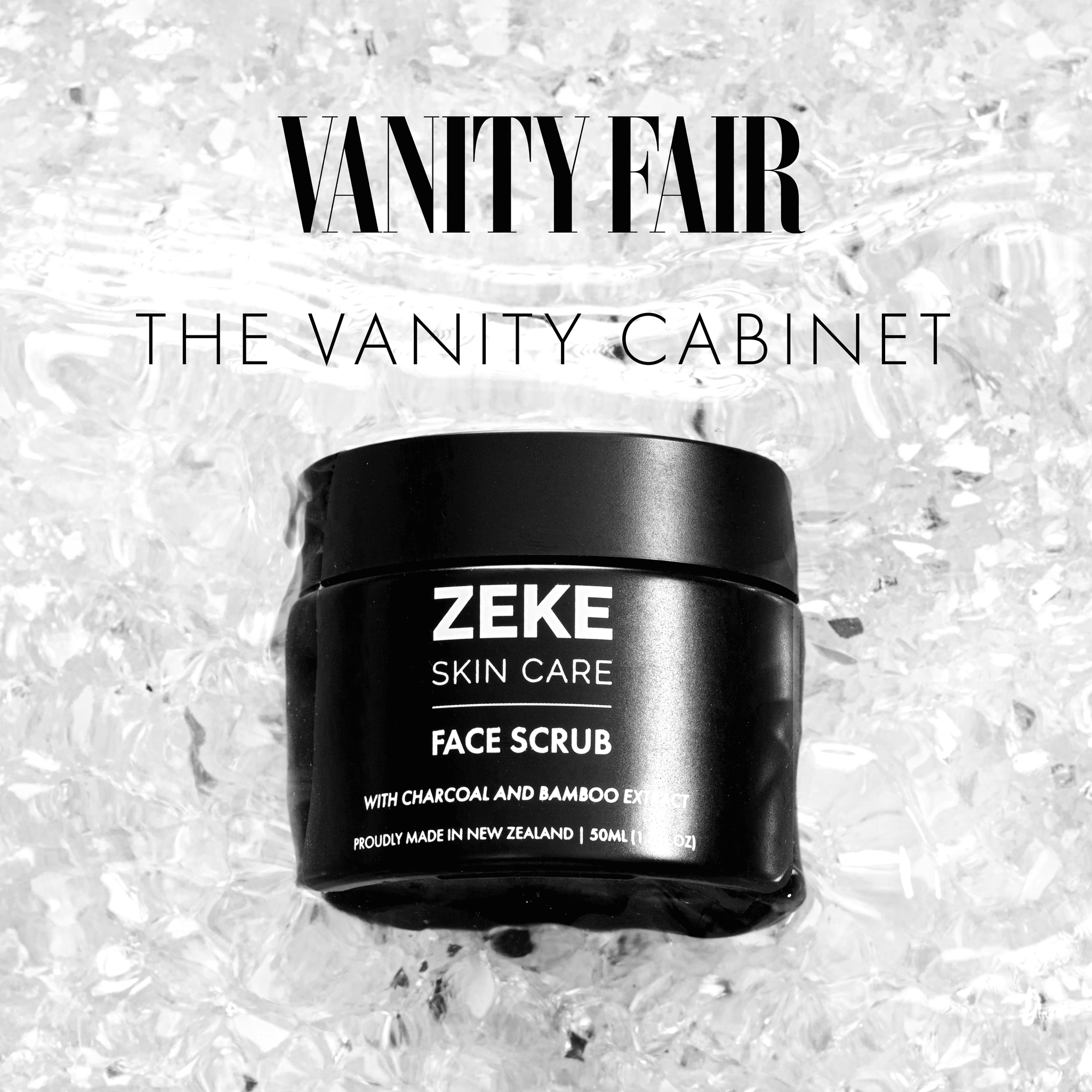 Zeke Skincare Featured in Vanity Fair