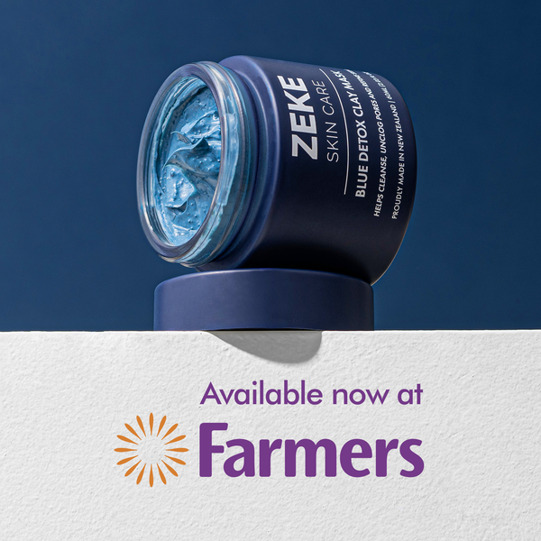Zeke Skincare available now at Farmers