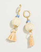 Load image into Gallery viewer, Summer House Earrings Natural/Blue