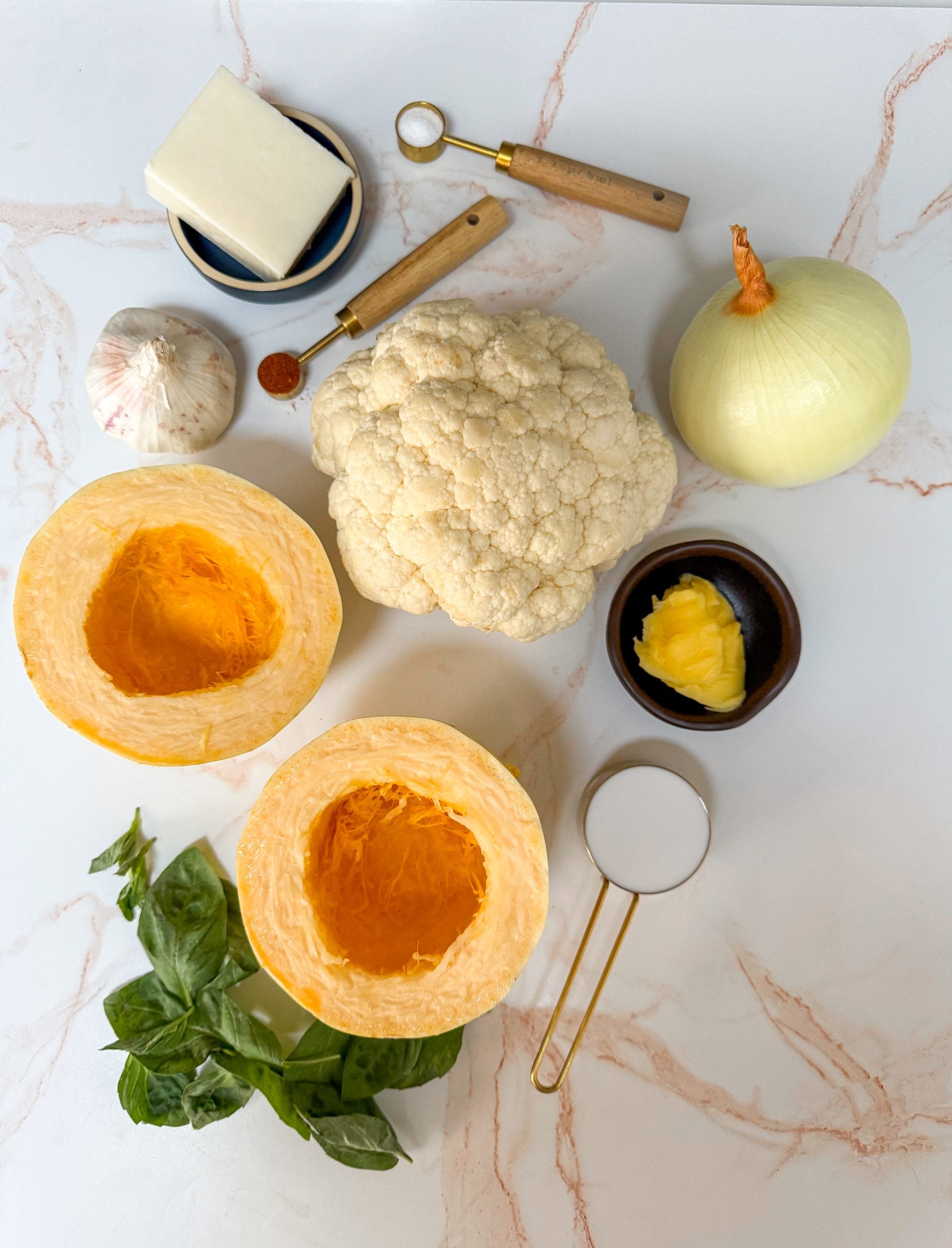 Step 1 Spaghetti Squash “Mac and Cheese” Healthy Recipe