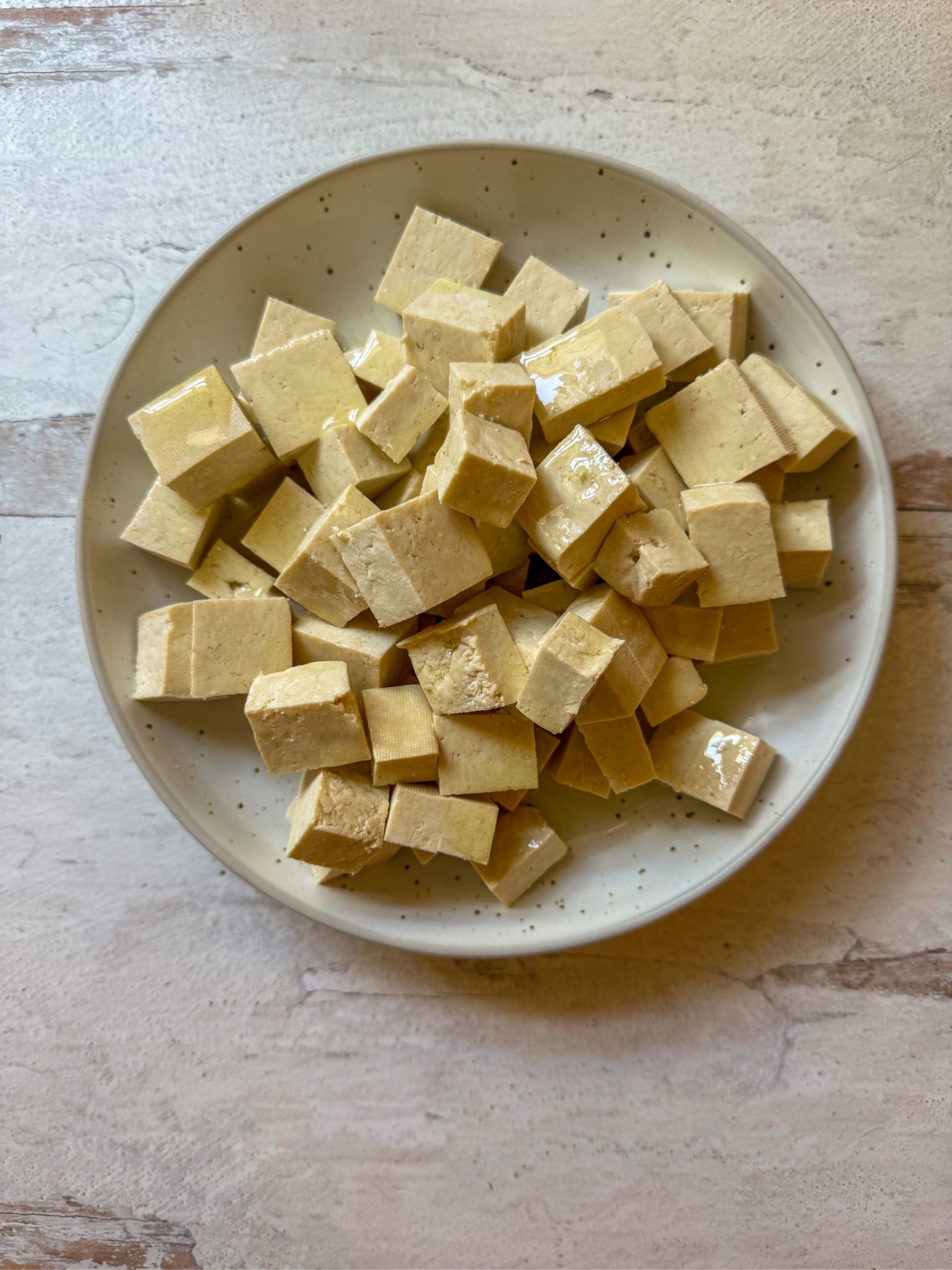 Step 4 Roasted Veggies & Tofu with Basil Tahini Healthy Recipe