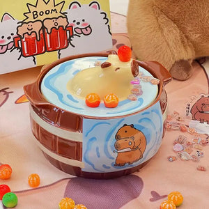 Ceramic Capybara Ramen Bowl - Kore Kawaii