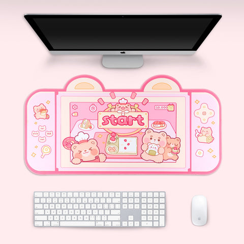 Kawaii Bear Desk Pad