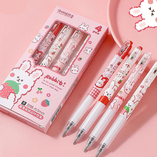 Kawaii Strawberry Bunny Nail Charms – Kore Kawaii