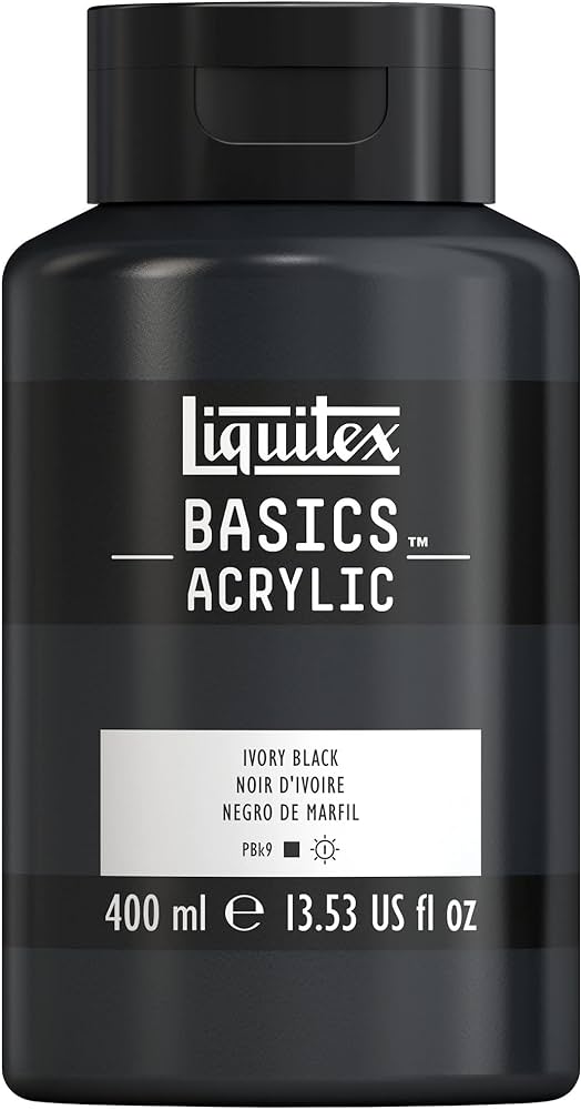 Liquitex Basics Acrylic Titanium White 400ml 13.53 fl oz PW6