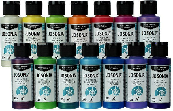 Chroma's Jo Sonja - Deep Blue Premium Pearlescent Acrylic Paint 60ml