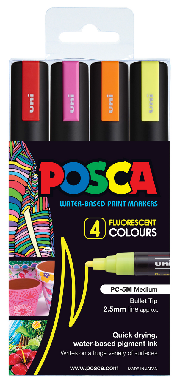 Posca 5M Medium Pastel Colours Pack of 8 – Art Shed Brisbane