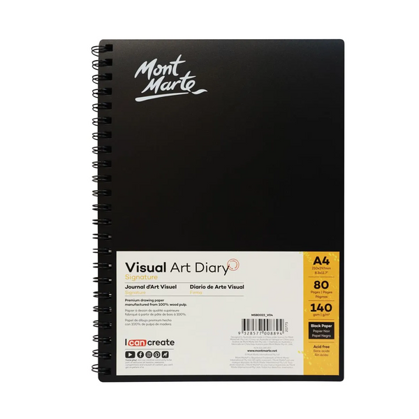 Mont Marte Visual Art Diary 120 page – Art Shed Brisbane