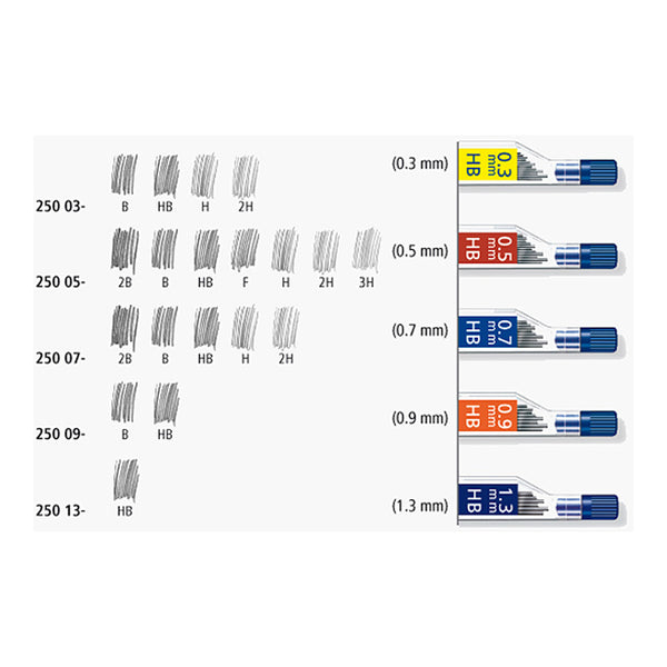 Staedtler Mars Micro Carbon 250 Leads 12pc – Art Shed Brisbane