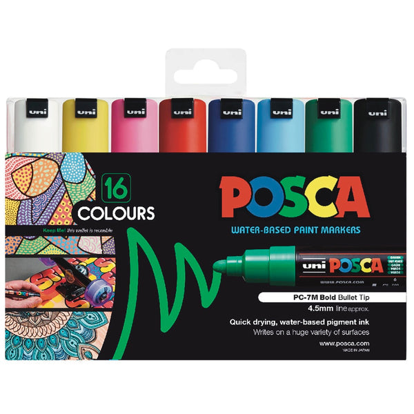 POSCA MOP-R ROUND TIP 3-19mm – Art Shed Brisbane