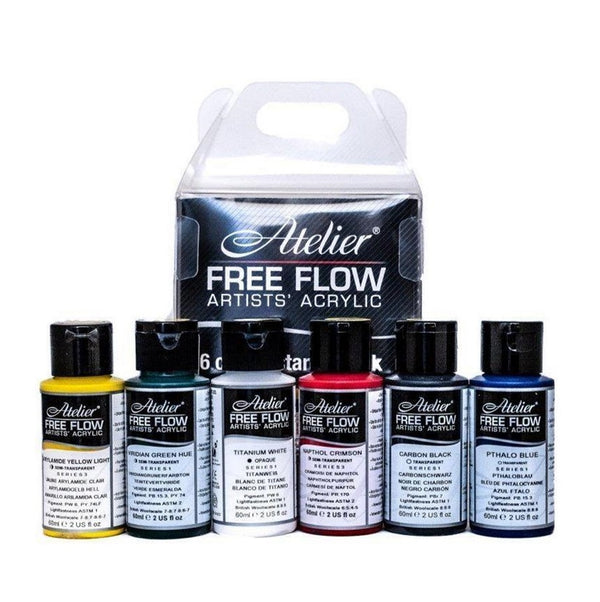 Atelier Interactive Pastel Acrylic Paint Set - 7 x 80ml pastel paint colours