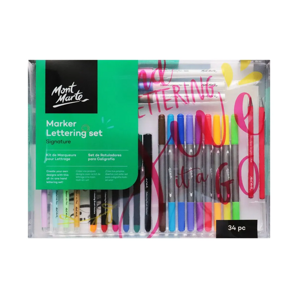 Calligraphy Pen Set Signature 32pc – Mont Marte Global