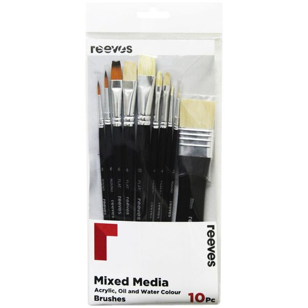 Pro Art Brush Sable Mix Set Flat & Round 4pc, Paint Brushes, Acrylic Paint  Brush Set, Paint Brushes Acrylic Painting, Small Paint Brushes, Paintbrush,  Acrylic Paint Brushes