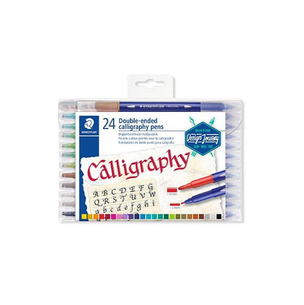 Staedtler Double Ended Calligraphy Markers 12 Pack