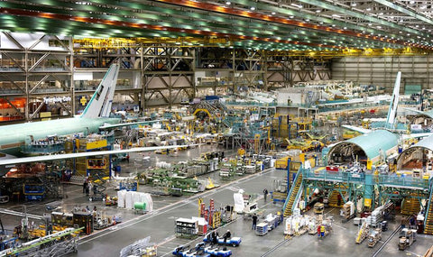 Boeing, airplane manufacturing, laser metal cutting, metal fabrication