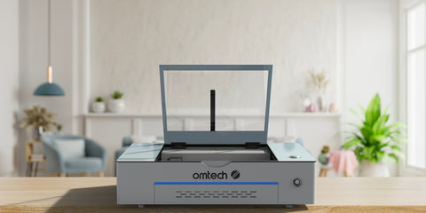 OMTech 50W Polar CO2 Desktop Laser Machine with Rotary